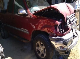 2000 TOYOTA TUNDRA, BURGUNDY, SR5, EXTD CAB, 4.7L, 2WD,   Z25175